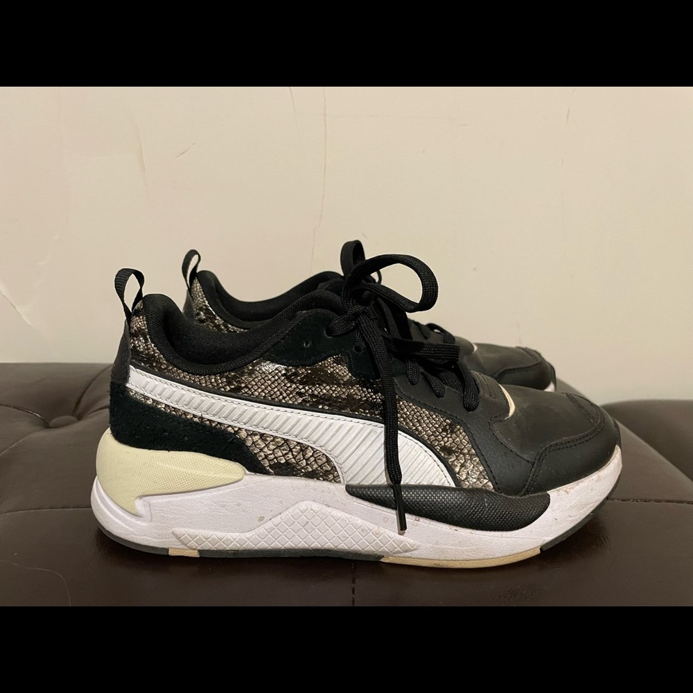 Leather Puma’s with Animal Print